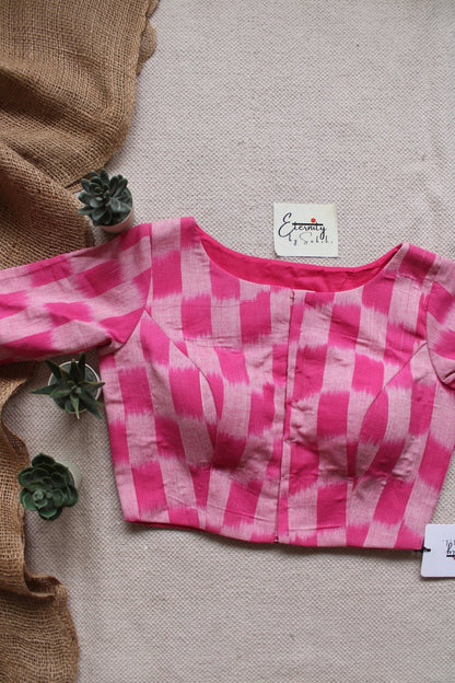 Pink Ikat Garage Blouse