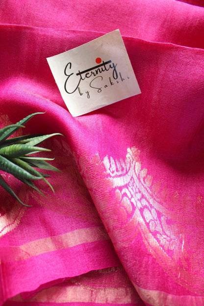 Gulaabi Nazakat Saree - Eternity by Sakshi