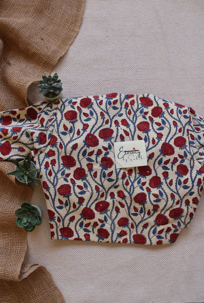 Ajrakh Hakoba –Rosevine Blouse - Eternity by Sakshi
