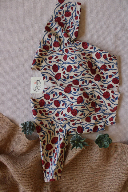 Ajrakh Hakoba –Rosevine Blouse - Eternity by Sakshi