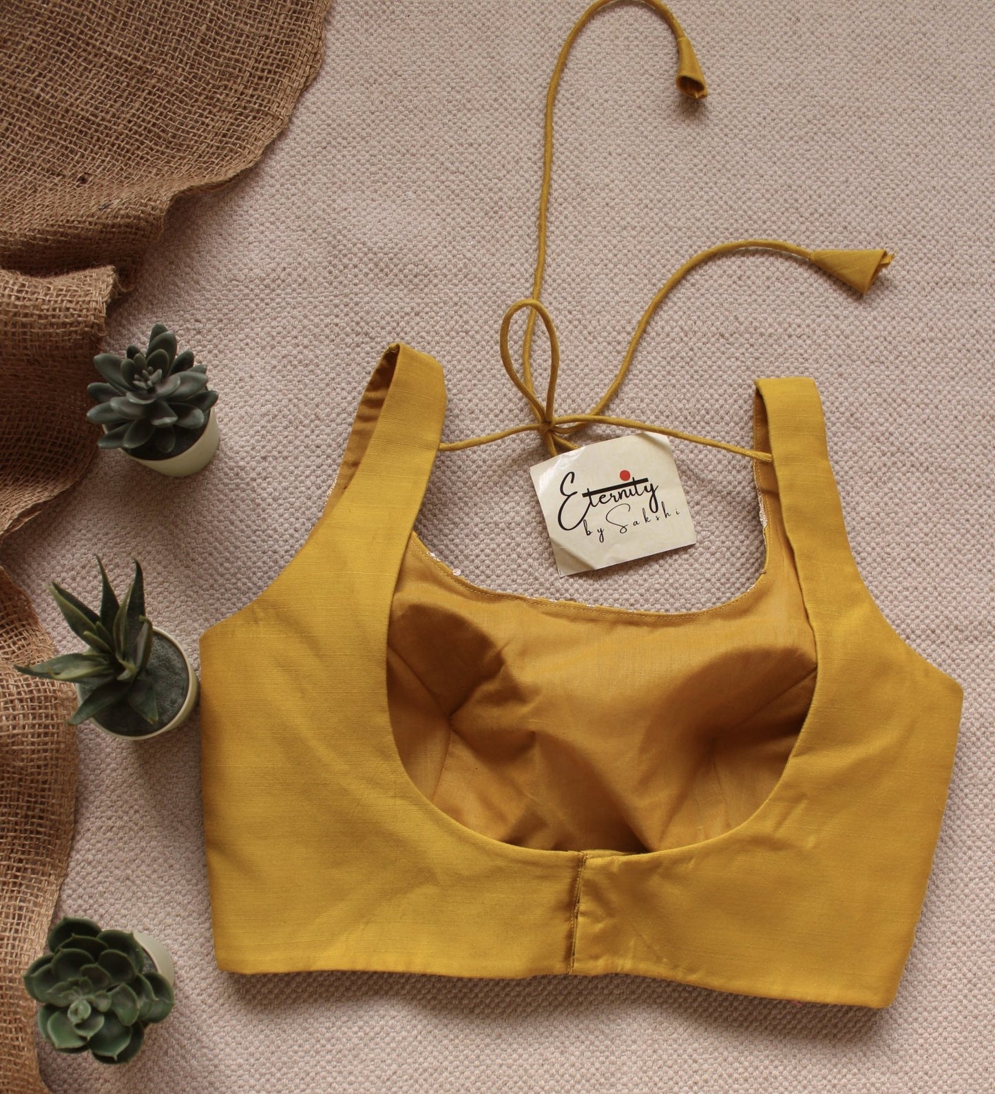 yellow Sitara Blouse - Eternity by Sakshi