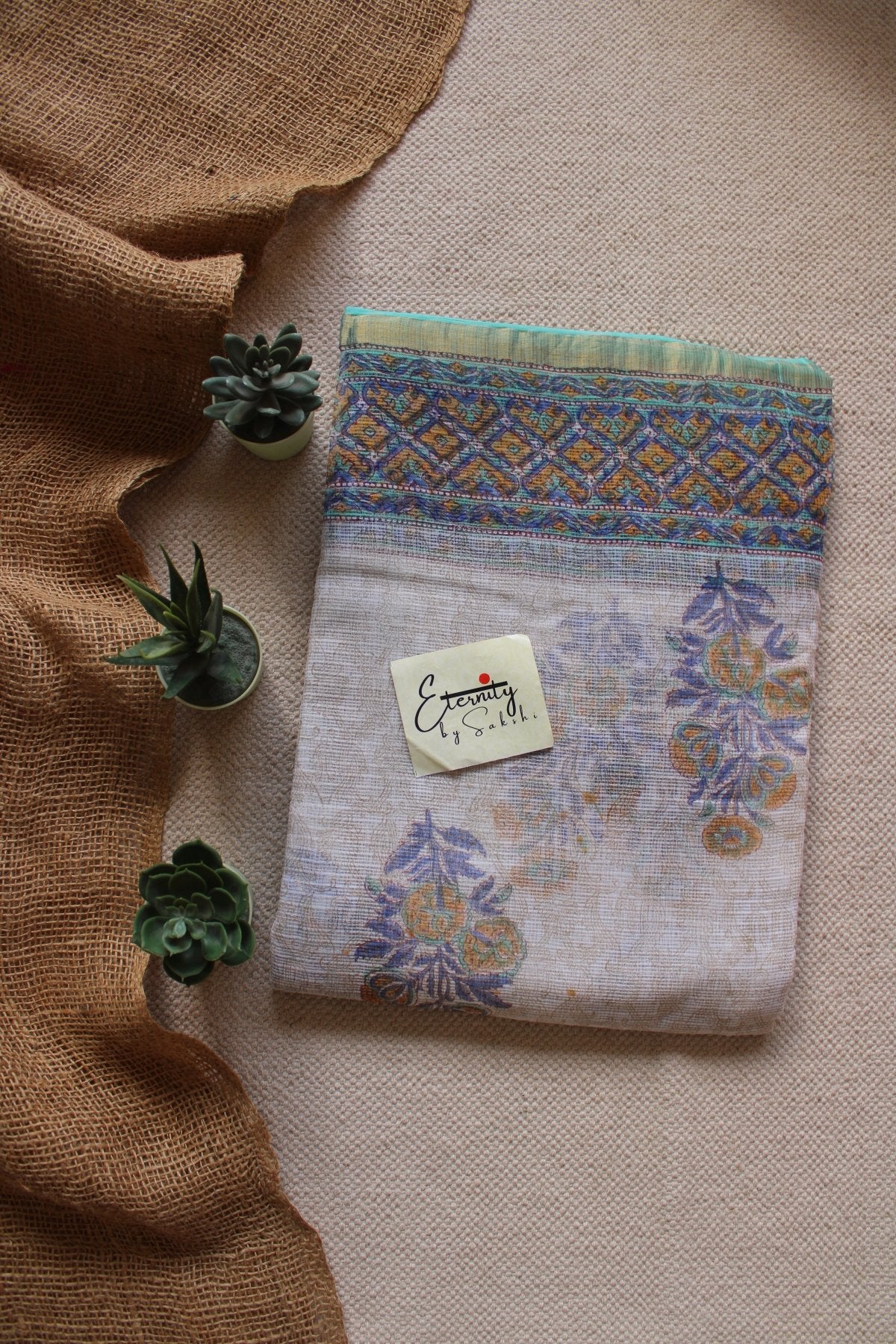 Blue Kota Doriya Saree - Eternity by Sakshi