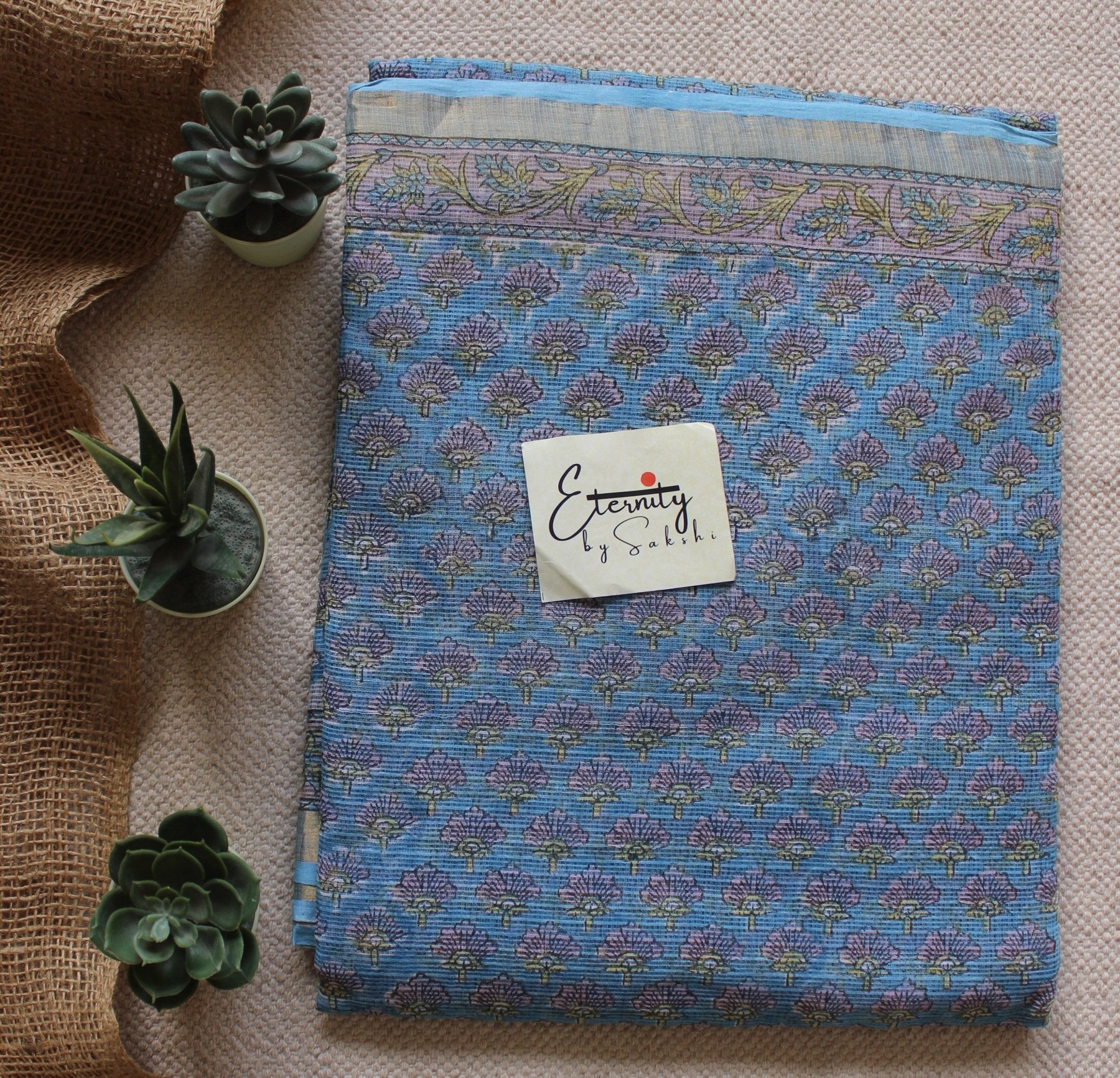 Misty Flora Kota Doriya Saree - Eternity by Sakshi