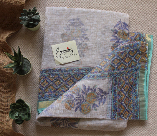 Blue Kota Doriya Saree - Eternity by Sakshi