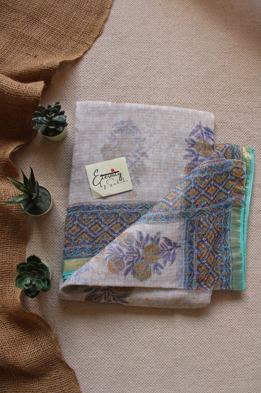 Blue Kota Doriya Saree - Eternity by Sakshi