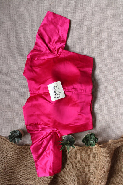 Gulaabi Dhruv Tara Patch Blouse