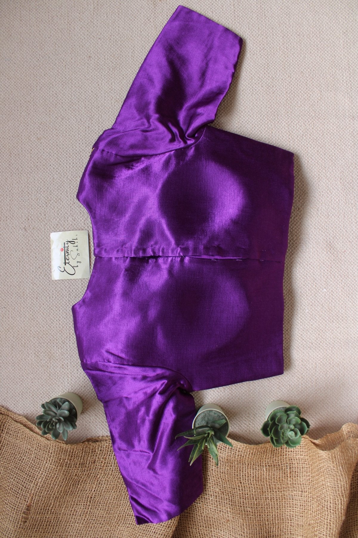 Purple Dhruv Tara Patch Blouse
