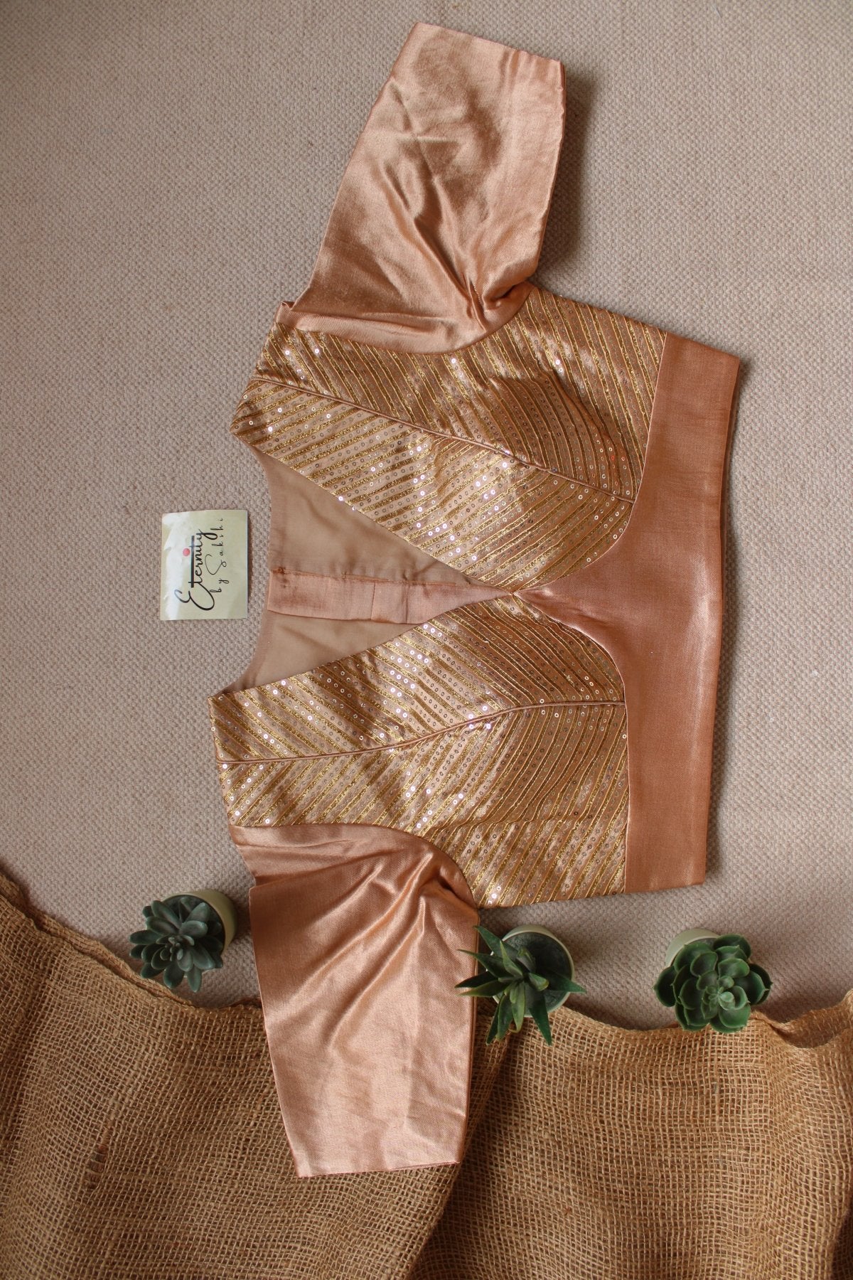 Beige Dhruv Tara Patch Blouse