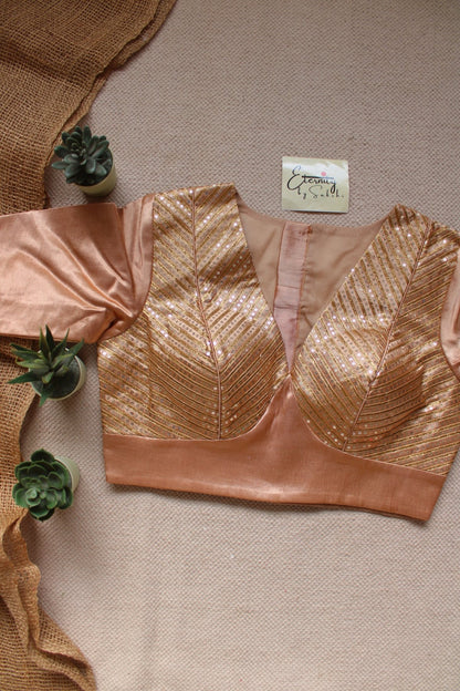 Beige Dhruv Tara Patch Blouse