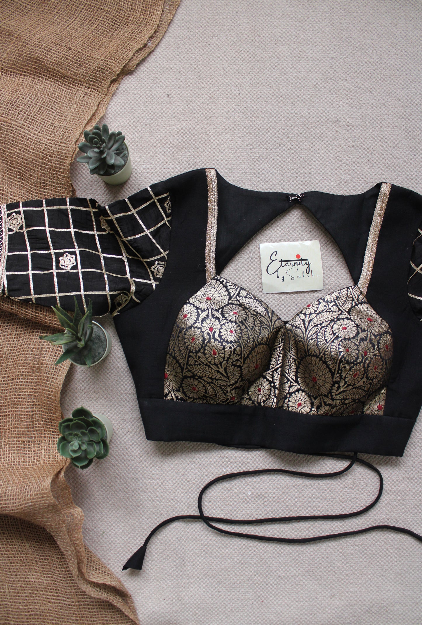 Dastoor Banarasi Patch Blouse