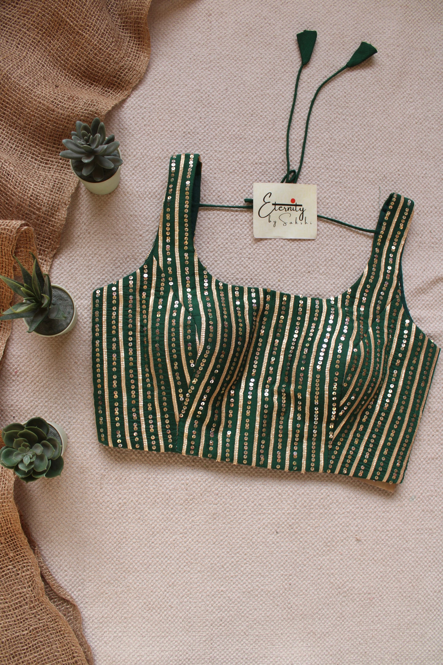 Green Sitara Noorie Blouse