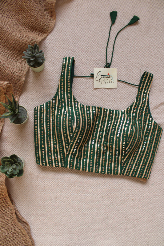 Green Sitara Noorie Blouse