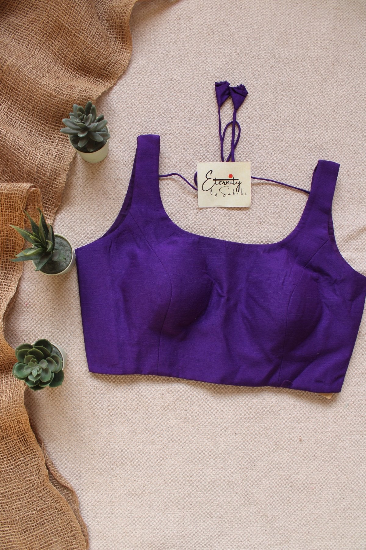 Purple Noorie Blouse - Eternity by Sakshi
