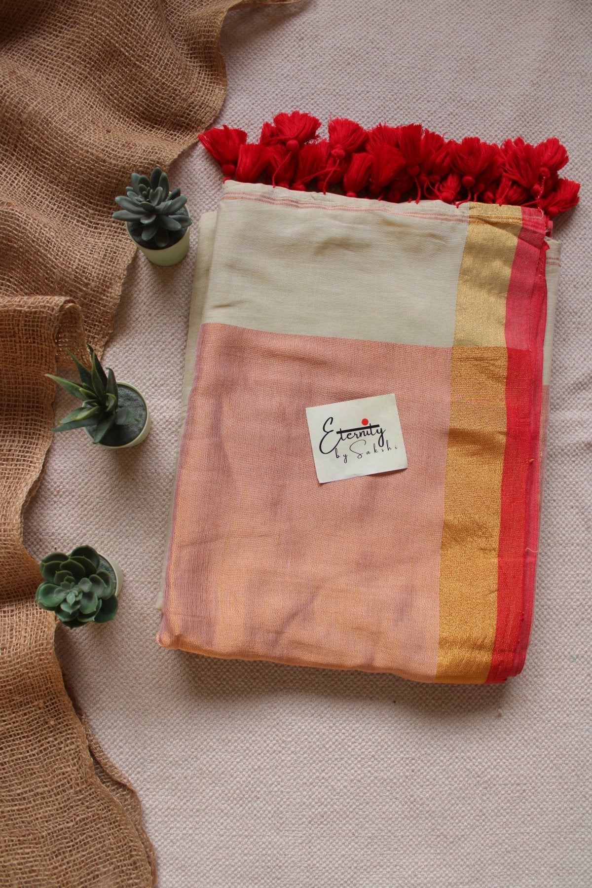 Matcha Polka Saree - Eternity by Sakshi