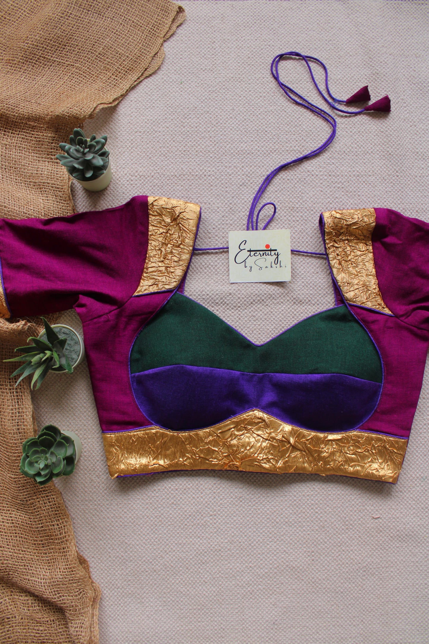 Rosy Navrangi Patch Blouse