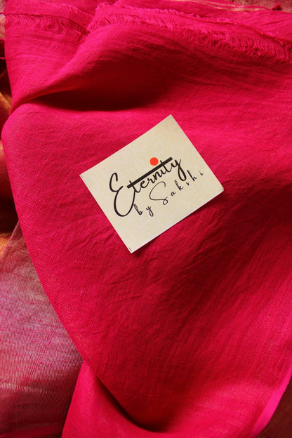 Nayana Metallic Pink Saree - Eternity by Sakshi