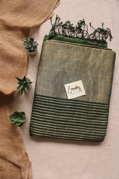 Nayana Metallic Green Saree - Eternity by Sakshi