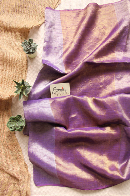 Nayana Metallic Purple Saree