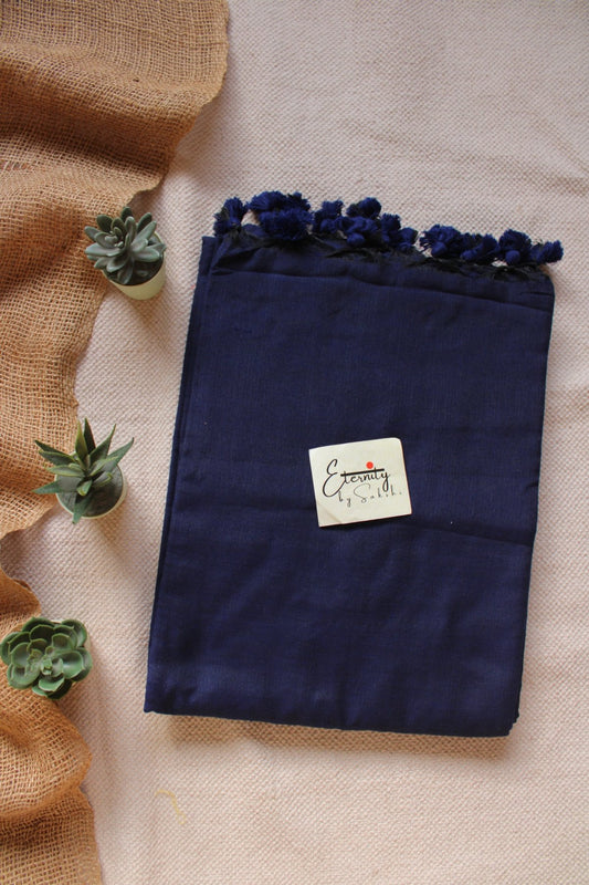 Midnight Blue Saree - Eternity by Sakshi