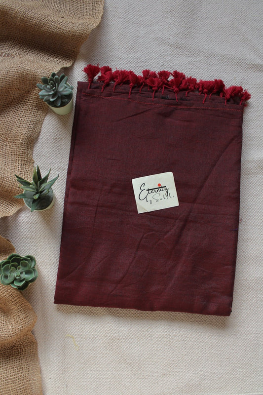 Maroon Saree - Eternity by Sakshi