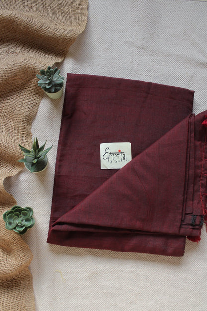 Maroon Saree - Eternity by Sakshi