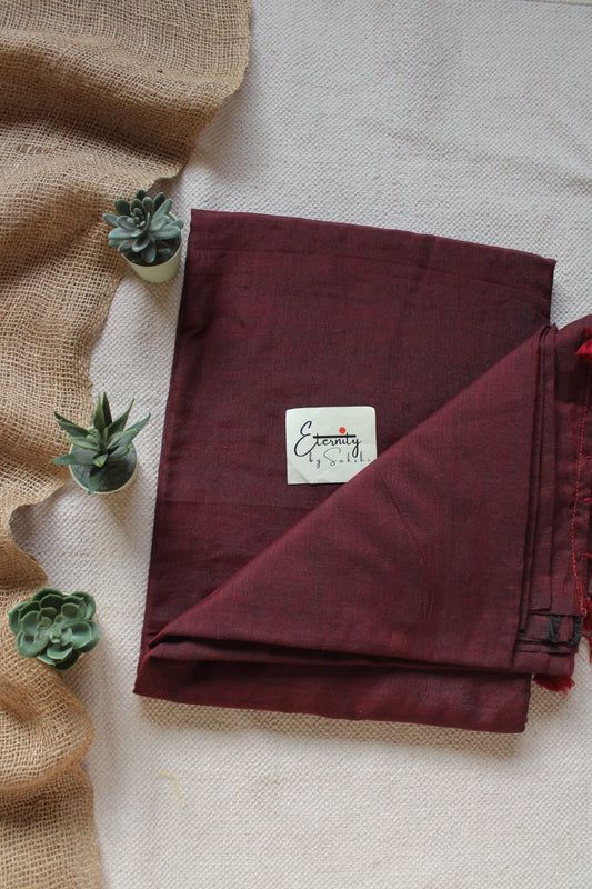 Maroon Saree - Eternity by Sakshi
