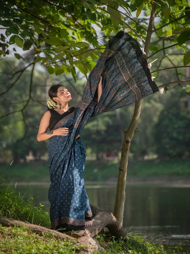 Indigo Malang Saree