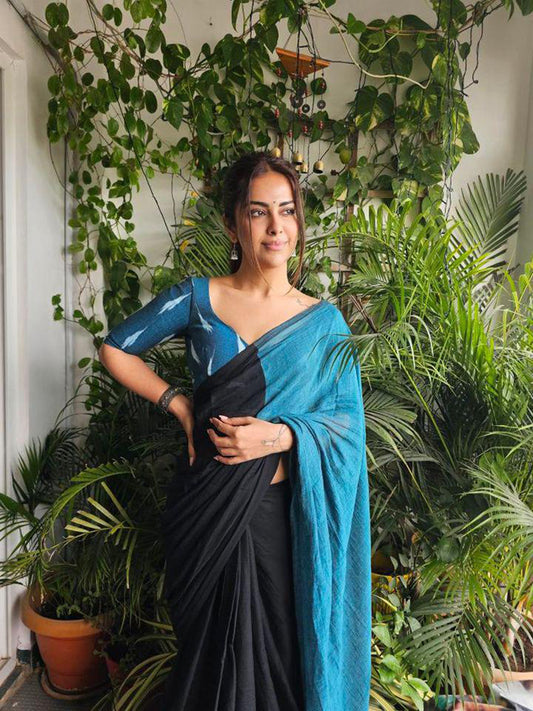 Black Breezy Saree