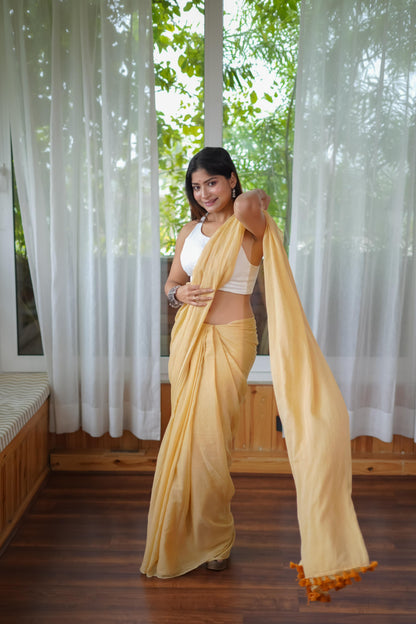 BADAM KULFI BREEZY SAREE