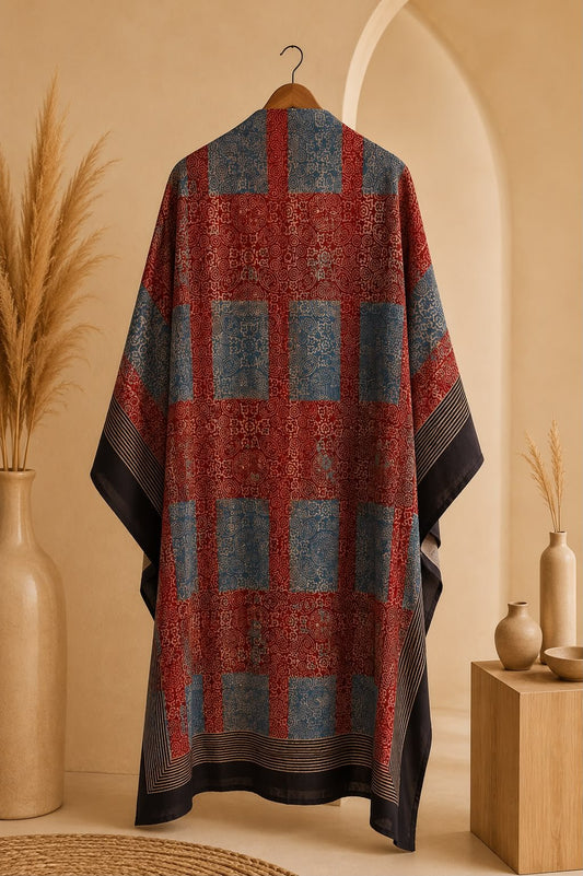 Kaftan Fabric Heritage Patchprint - Eternity by Sakshi