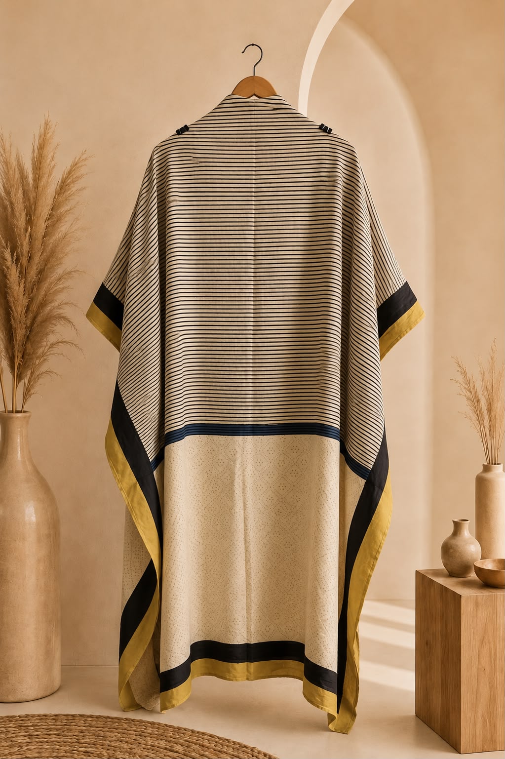 Kaftan Fabric Saanjh Stripe