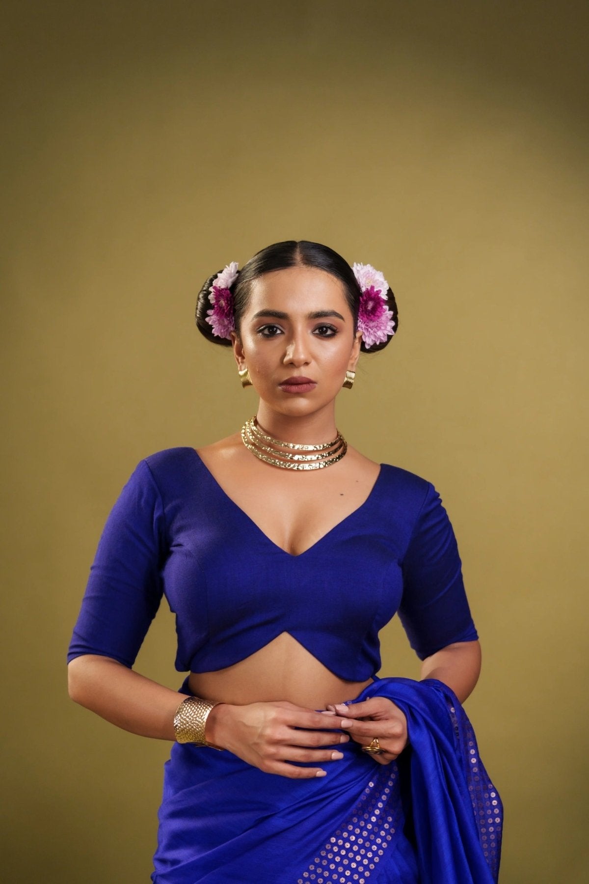Blue Shadow Blouse - Eternity by Sakshi