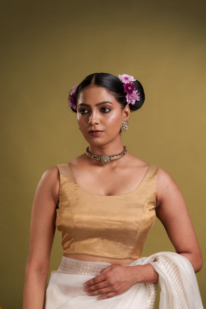 Gold Noorie Blouse - Eternity by Sakshi
