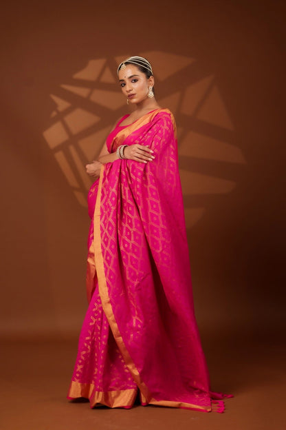 Pink Embrace Saree - Eternity by Sakshi