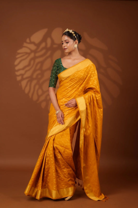 Yellow Embrace Saree - Eternity by Sakshi