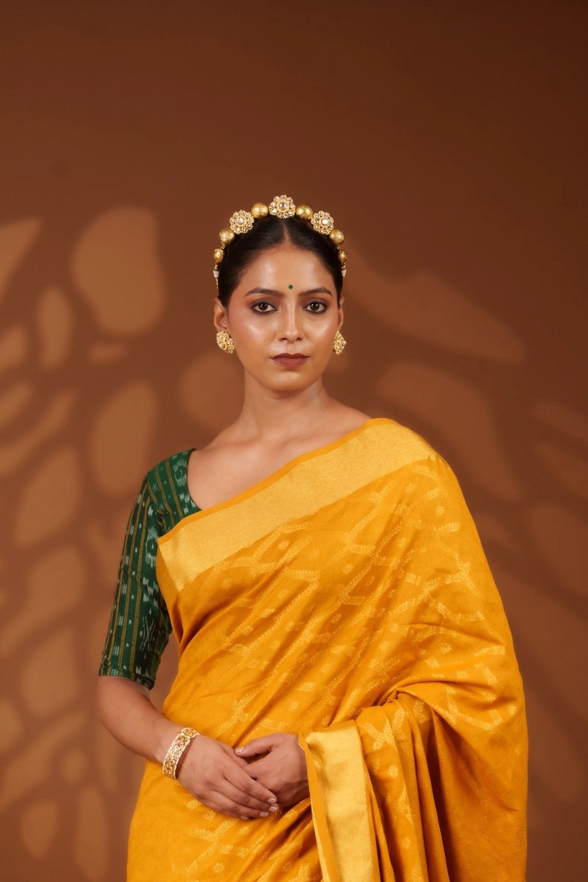 Yellow Embrace Saree - Eternity by Sakshi