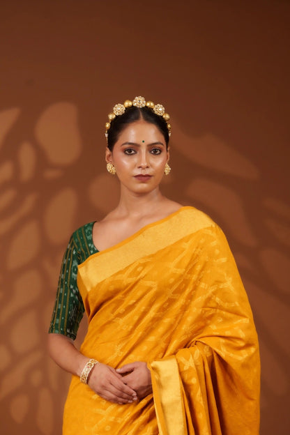 Yellow Embrace Saree - Eternity by Sakshi