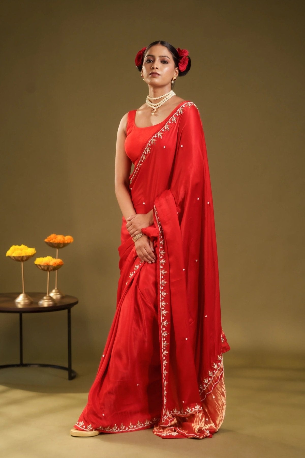 Laal Ishq Modal Handwork Saree - Eternity by Sakshi