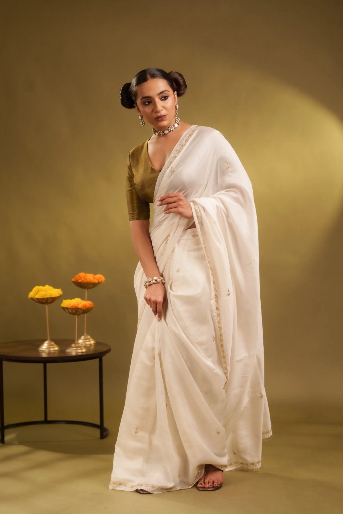 Pearl Nazrana Saree - Eternity by Sakshi