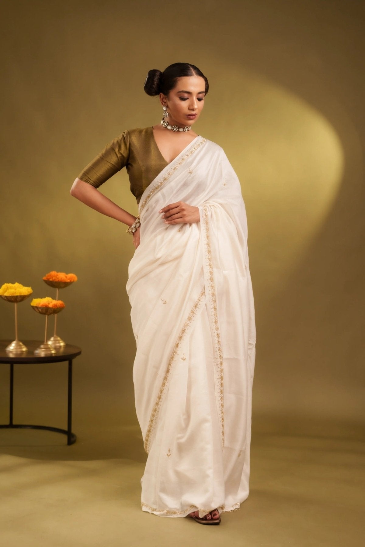 Pearl Nazrana Saree - Eternity by Sakshi