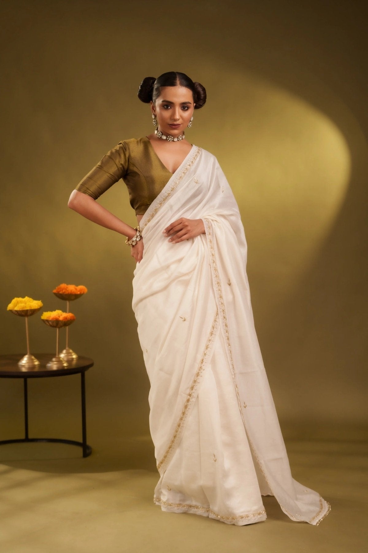 Pearl Nazrana Saree - Eternity by Sakshi