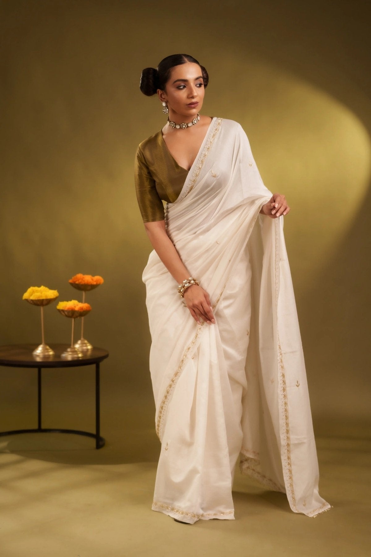 Pearl Nazrana Saree - Eternity by Sakshi
