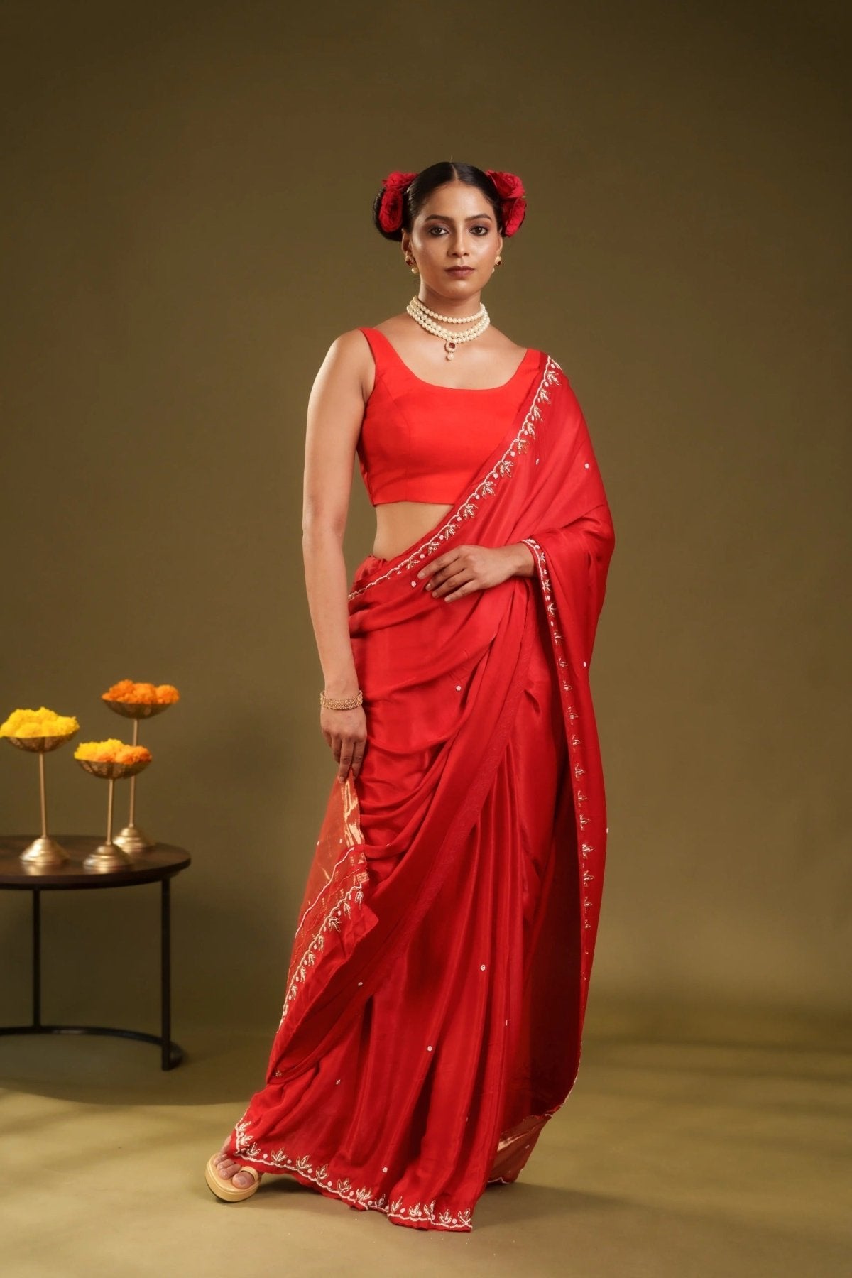 Laal Ishq Modal Handwork Saree - Eternity by Sakshi