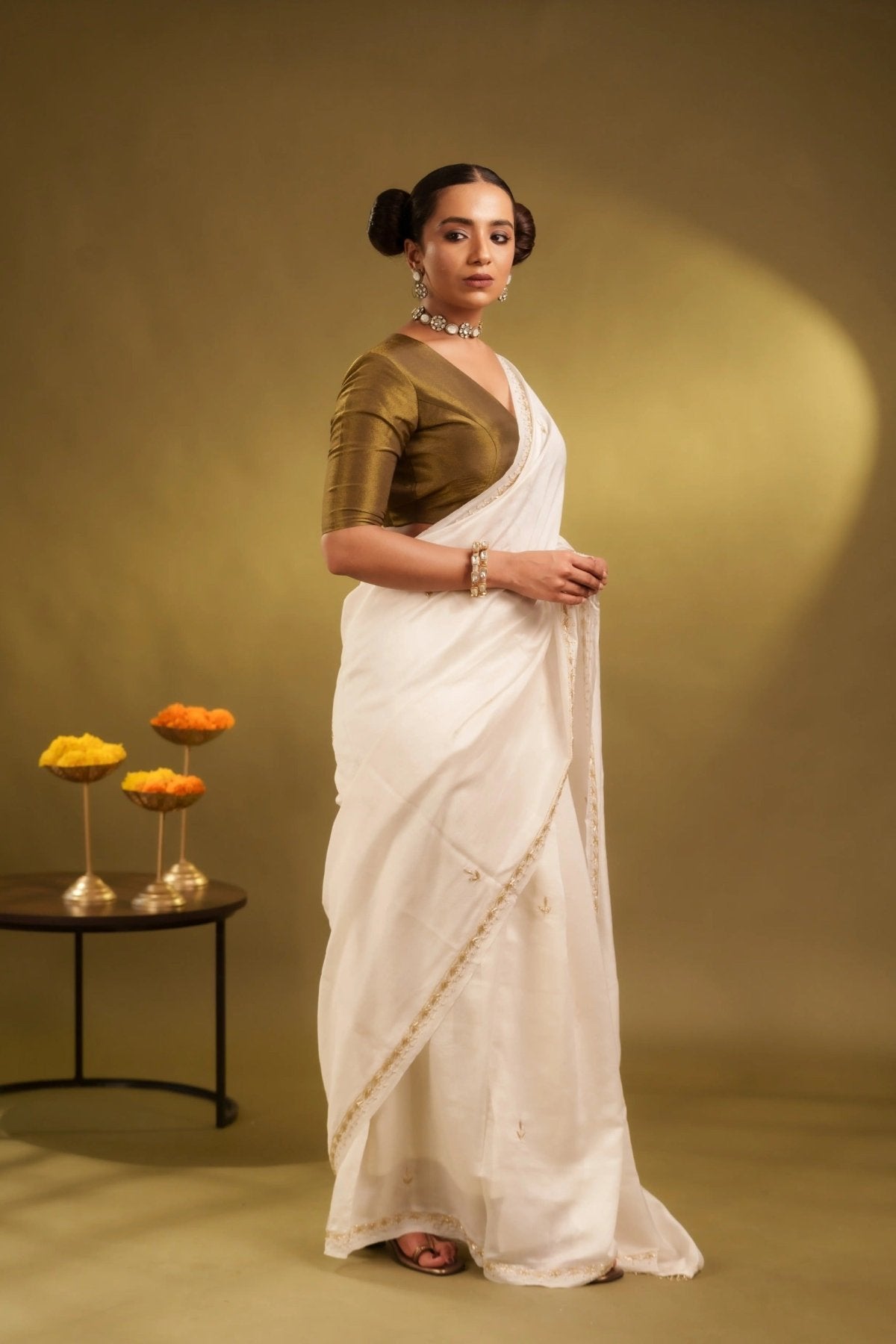 Pearl Nazrana Saree - Eternity by Sakshi