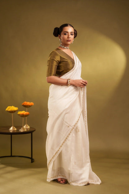 Pearl Nazrana Saree - Eternity by Sakshi