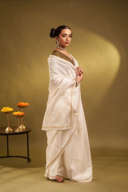 Pearl Nazrana Saree - Eternity by Sakshi