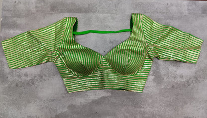 Green Chakori Garage Blouse