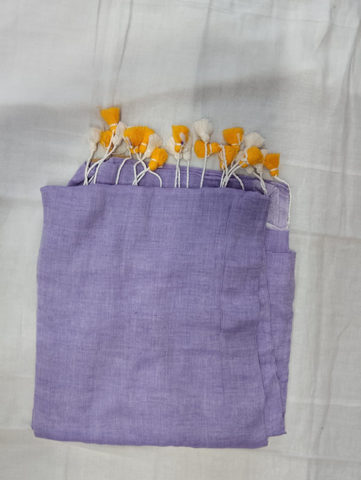 Purple Mul Cotton Garage Saree - Eternity by Sakshi