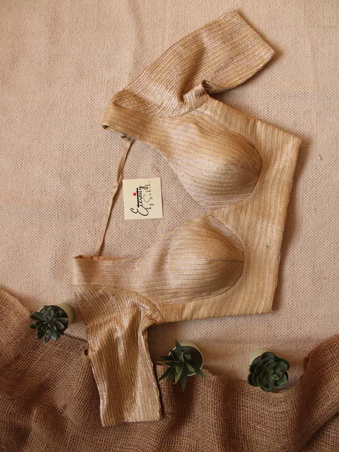 Beige Chakori Blouse - Eternity by Sakshi