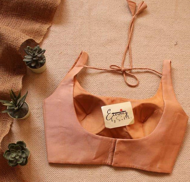 COCO Butter Saree + Beige Noorie Blouse Combo - Eternity by Sakshi